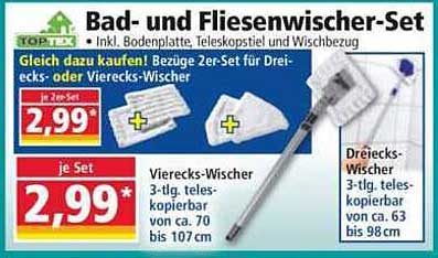 Bad- und Fliesenwischer-Set