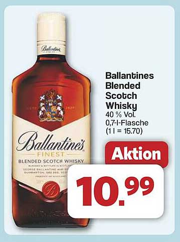 Ballantines Blended Scotch Whisky 0,7l