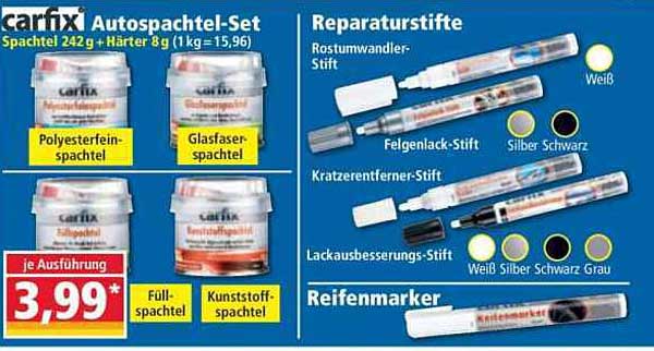 carfix Autospatchel-Set