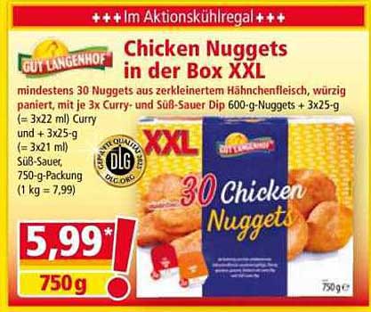 Chicken Nuggets in der Box XXL