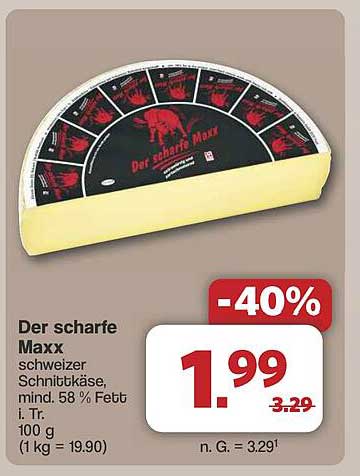 Der scharfe Maxx - Schweizer Schnittkäse