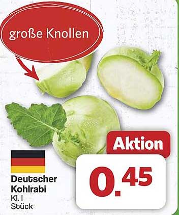 Deutscher Kohlrabi Kl. I Stück