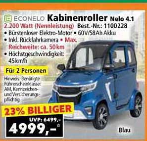 ECONILO Kabinenroller Nelo 4.1