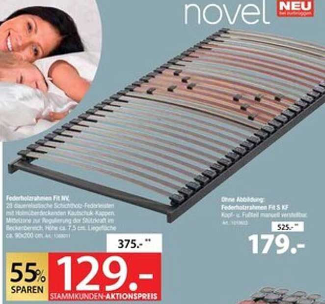 Federholzrahmen Fit IV - 55% sparen!