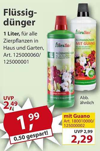 Flüssigdünger 1 Liter von florialine – Für gesunde Zierpflanzen