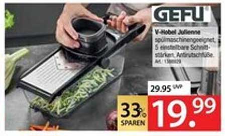 GEFU V-Nobel Julienne – 33 % sparen!