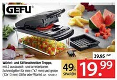GEFU Würfel- und Stiftenschneider Teppe, 49% sparen!