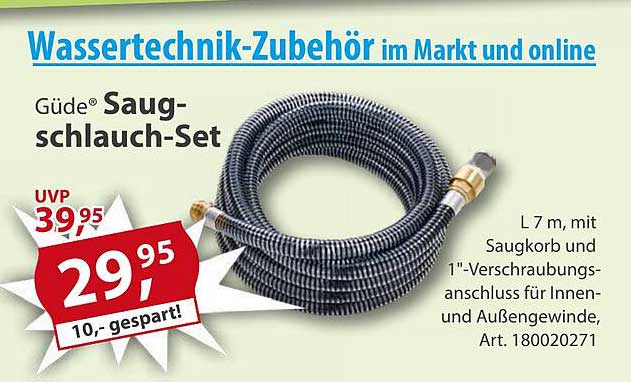 Güde® Saugschlauch-Set