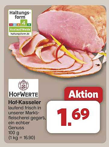 Hof-Kasseler - laufend frisch in unserer Marktfleischerei gegart