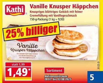 Kathi Vanille Knusper Häppchen