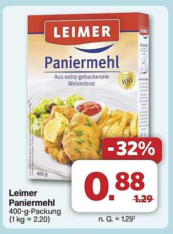 Leimer Paniermehl 400 g