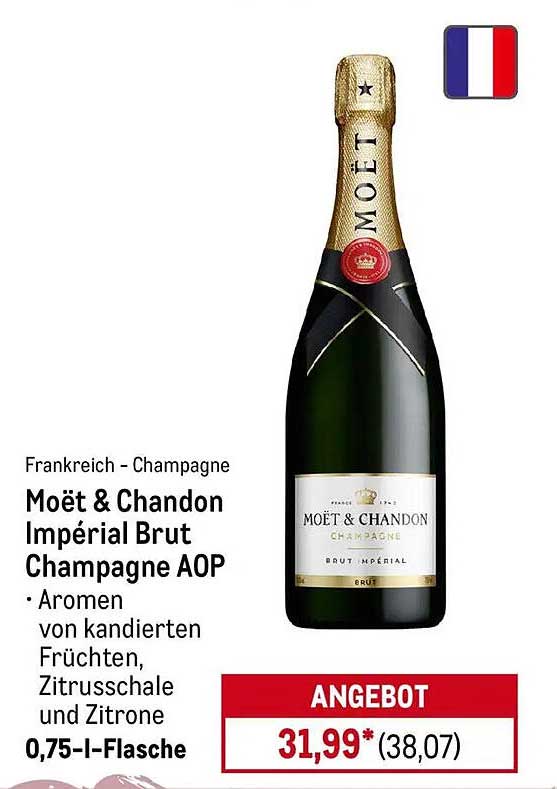 Moët & Chandon Imperial Brut Champagne AOP 0,75 l-Flasche