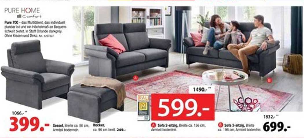 Pure Home Comfort 700 - Sofaserie für jeden Raum