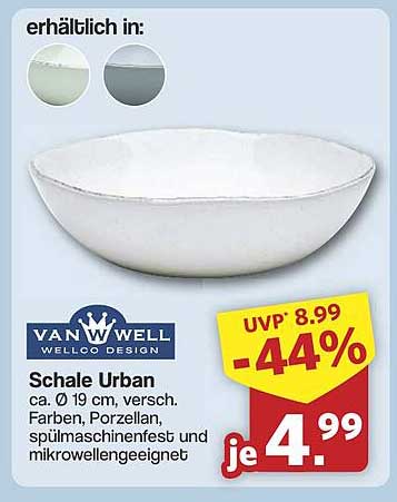 Schale Urban von VAN WELL – jetzt für nur 4,99 €!