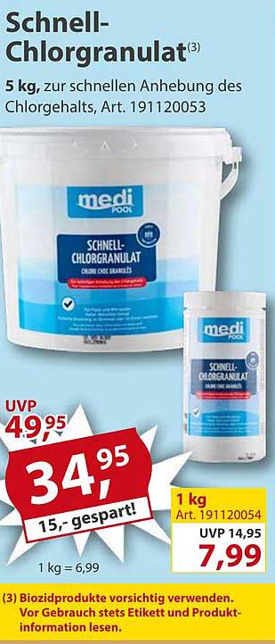 Schnell-Chlorgranulat 5 kg