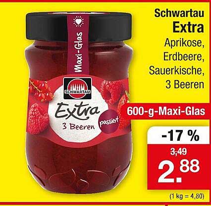 Schwartau Extra 3 Beeren (600 g Maxi-Glas)