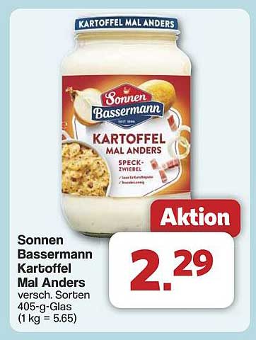 Sonnen Bassermann Kartoffel Mal Anders, versch. Sorten 405-g-Glas