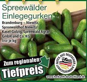 Spreewälder Einlegegurken lose je kg