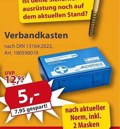 Verbandkasten nach DIN 13164:2022, Art. 180590010