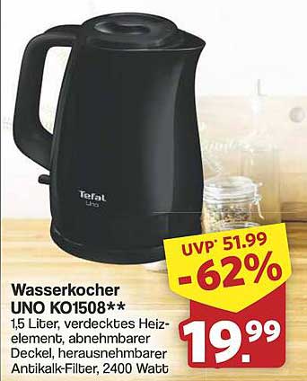 Wasserkocher UNO KO1508 von Tefal