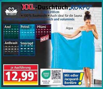 XXL-Duschtuch "KORFU" 200 cm