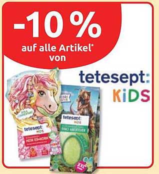-10 % auf alle Artikel* von tetesept KIDS