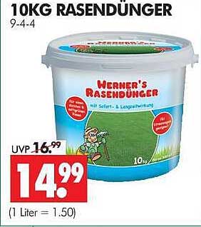 10KG RASENDÜNGER 9-4-4