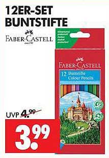 12ER-SET BUNSTIFTE