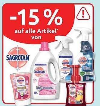-15 % auf alle Artikel* von SAGROTAN