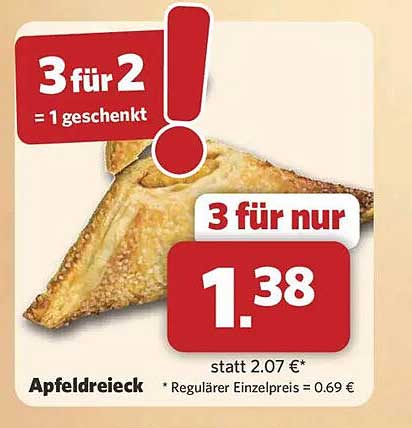 3 für 2 = 1 geschenkt