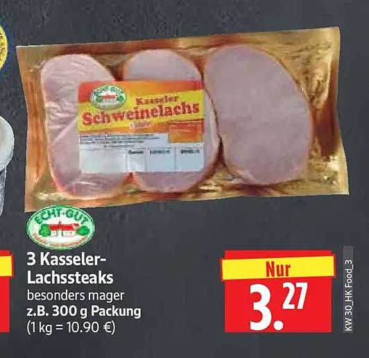 3 Kasseler-Lachsteaks