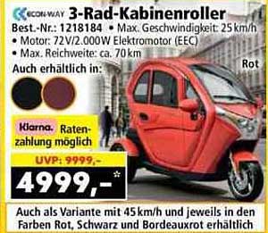 3-Rad-Kabinenroller
