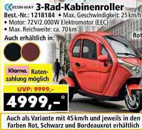 3-Rad-Kabinenroller
