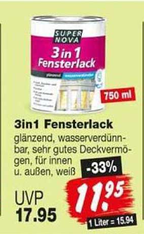 3in1 Fensterlack