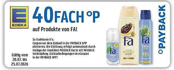 40FACH°P auf Produkte von FA!