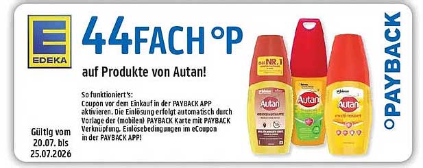 44FACH°P auf Produkte von Autan!