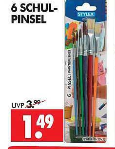 6 SCHUL-PINSEL