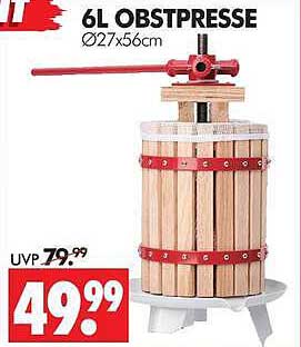 6L OBSTPRESSE Ø27x56cm