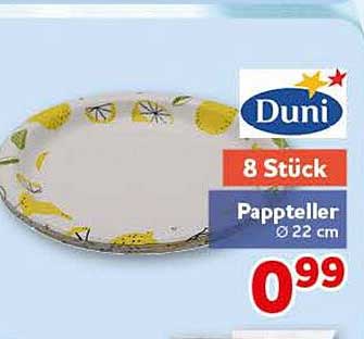 8 Stück Pappteller Ø 22 cm
