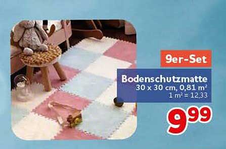 9er-Set Bodenschutzmatte