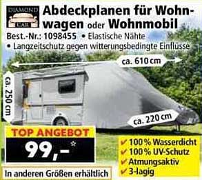 Abdeckplanen für Wohnwagen oder Wohnmobil