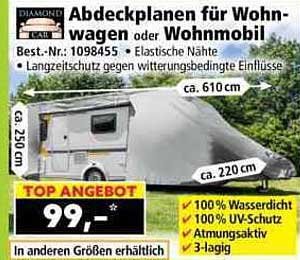 Abdeckplanen für Wohnwagen oder Wohnmobil