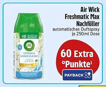 Air Wick Freshmatic Max Nachfüller automatisches Duftspray je 250ml Dose