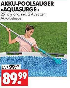 AKKU-POOLSAUGER »AQUASURGE«