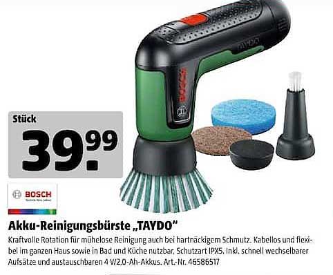 Akku-Reinigungsbürste „TAYDO“