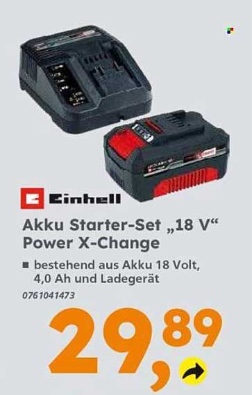 Akku Starter-Set »18 V« Power X-Change