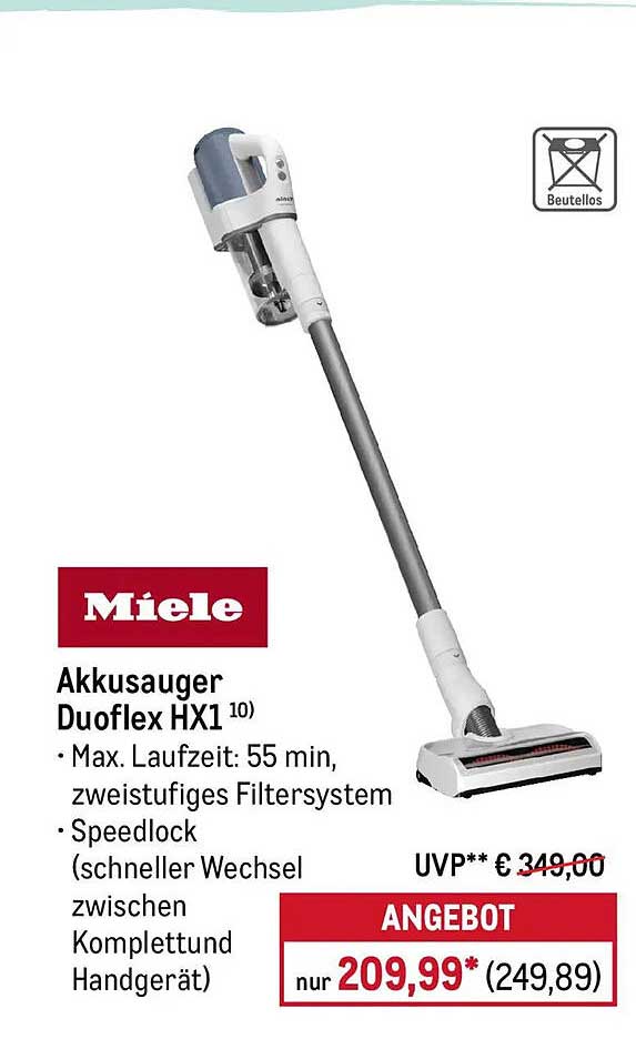 Akkusauger Duoflex HX1