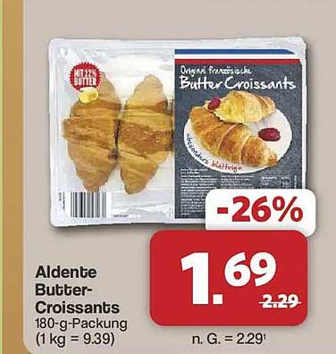Aldente Butter-Croissants