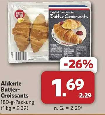 Aldente Butter-Croissants