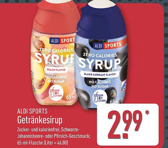 ALDI SPORTS Getränkesirup